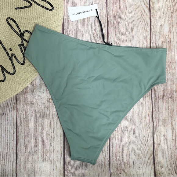 We Wore What Emily High Waist Bikini Swim Bottom Size Medium - Picture 5 of 7